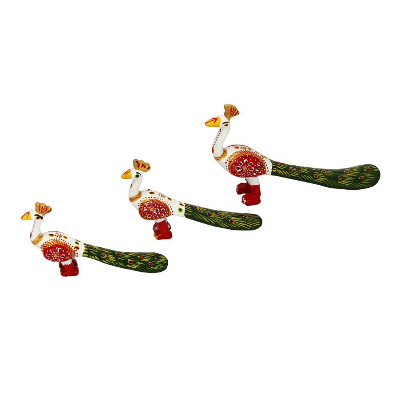 Handicraft Paper Mache Handmade Peacock Showpiece for Living Room Home Decoration & Gift Purpose