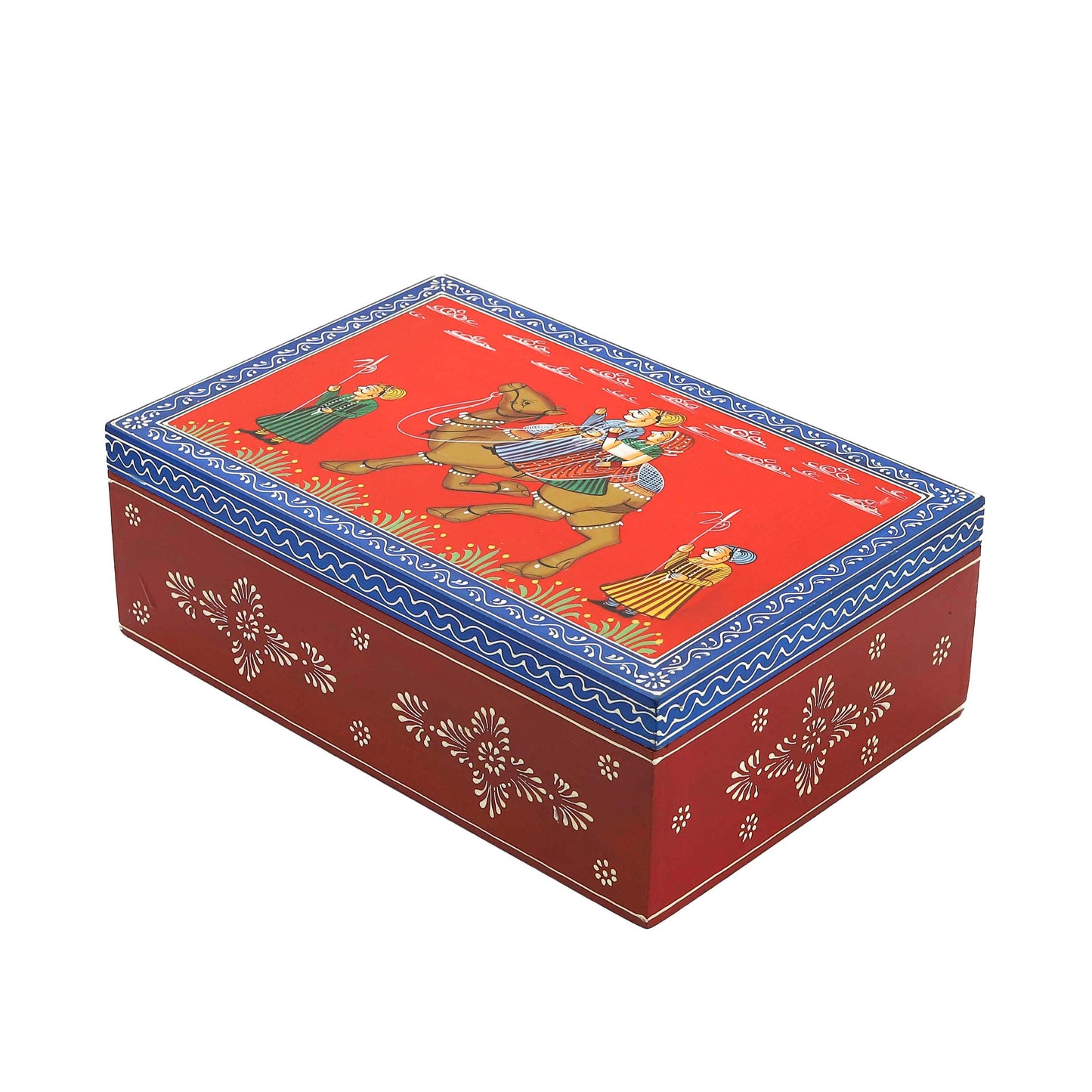 Traditional Elephant Wooden Jewellery Box