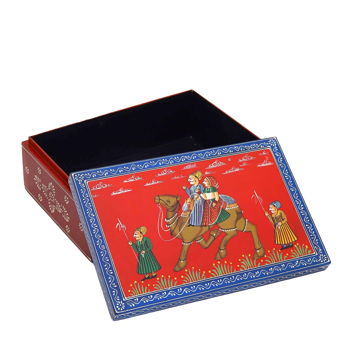 Traditional Elephant Wooden Jewellery Box