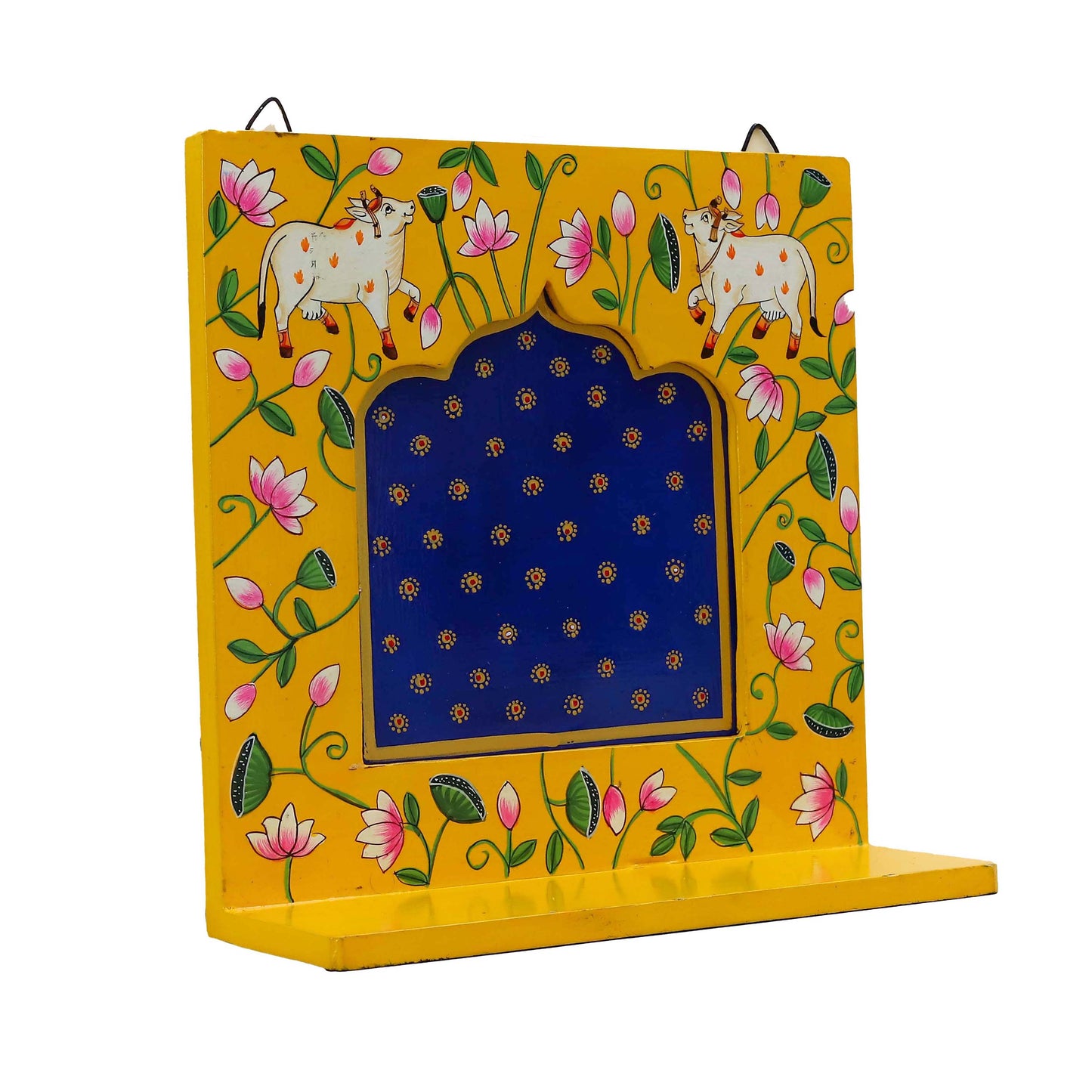Handpainted Jharoka Wooden Photo Frame