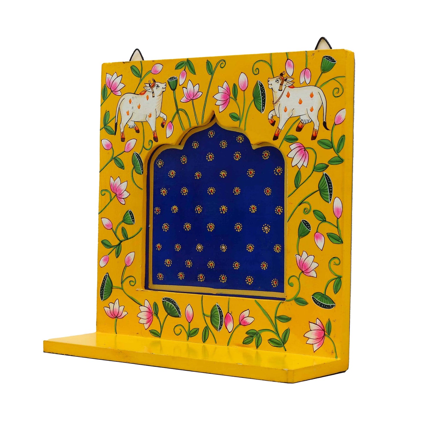 Handpainted Jharoka Wooden Photo Frame