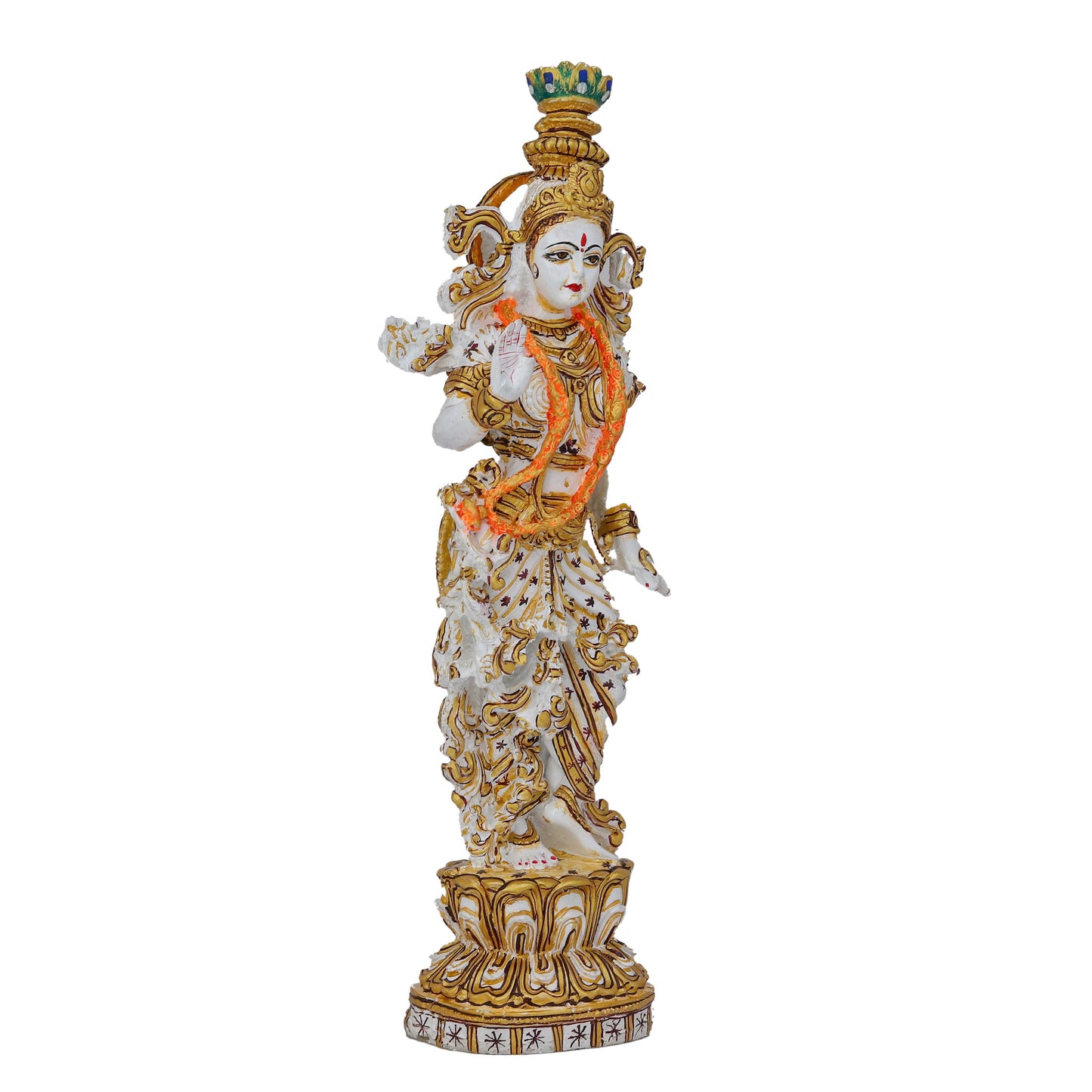 Resin Radha Ji Idol Sculpture Symbol of Divine Love & Devotion | Ideal for Home Decor, Temple, and Gifting