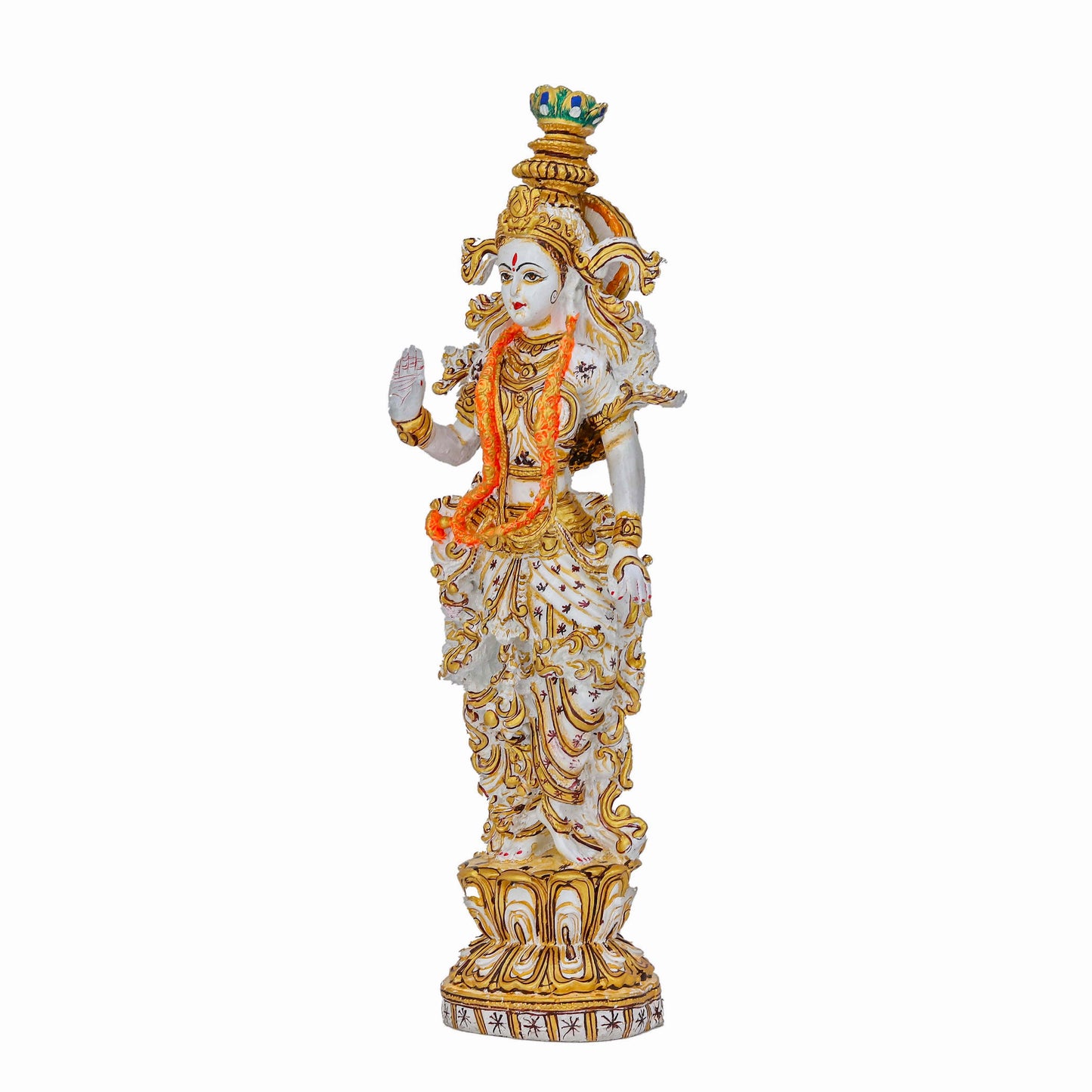 Resin Radha Ji Idol Sculpture Symbol of Divine Love & Devotion | Ideal for Home Decor, Temple, and Gifting