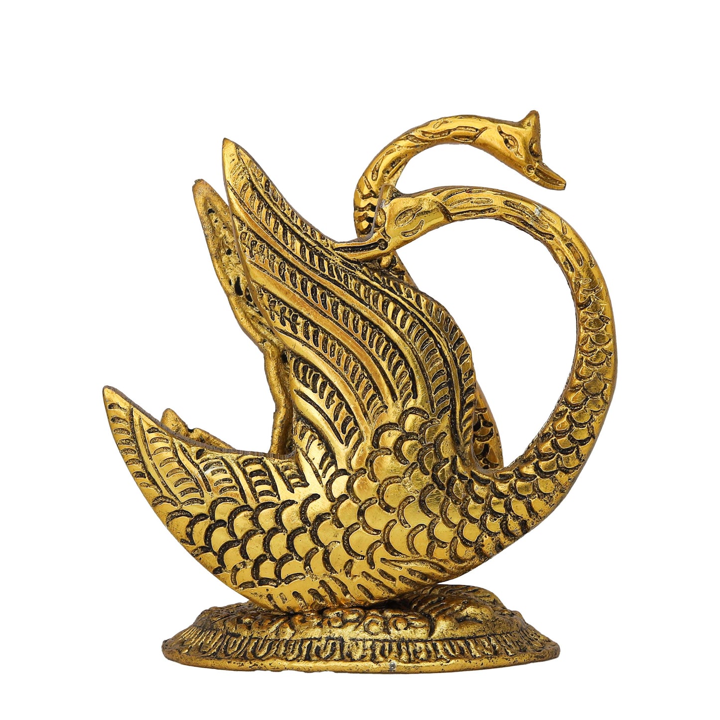 Metal Swan Duck Napkin Holder or Tissue Paper Dispenser Stand Decorative Showpiece Or Figurine for Dining Table (12X8X12 cm, Gold)