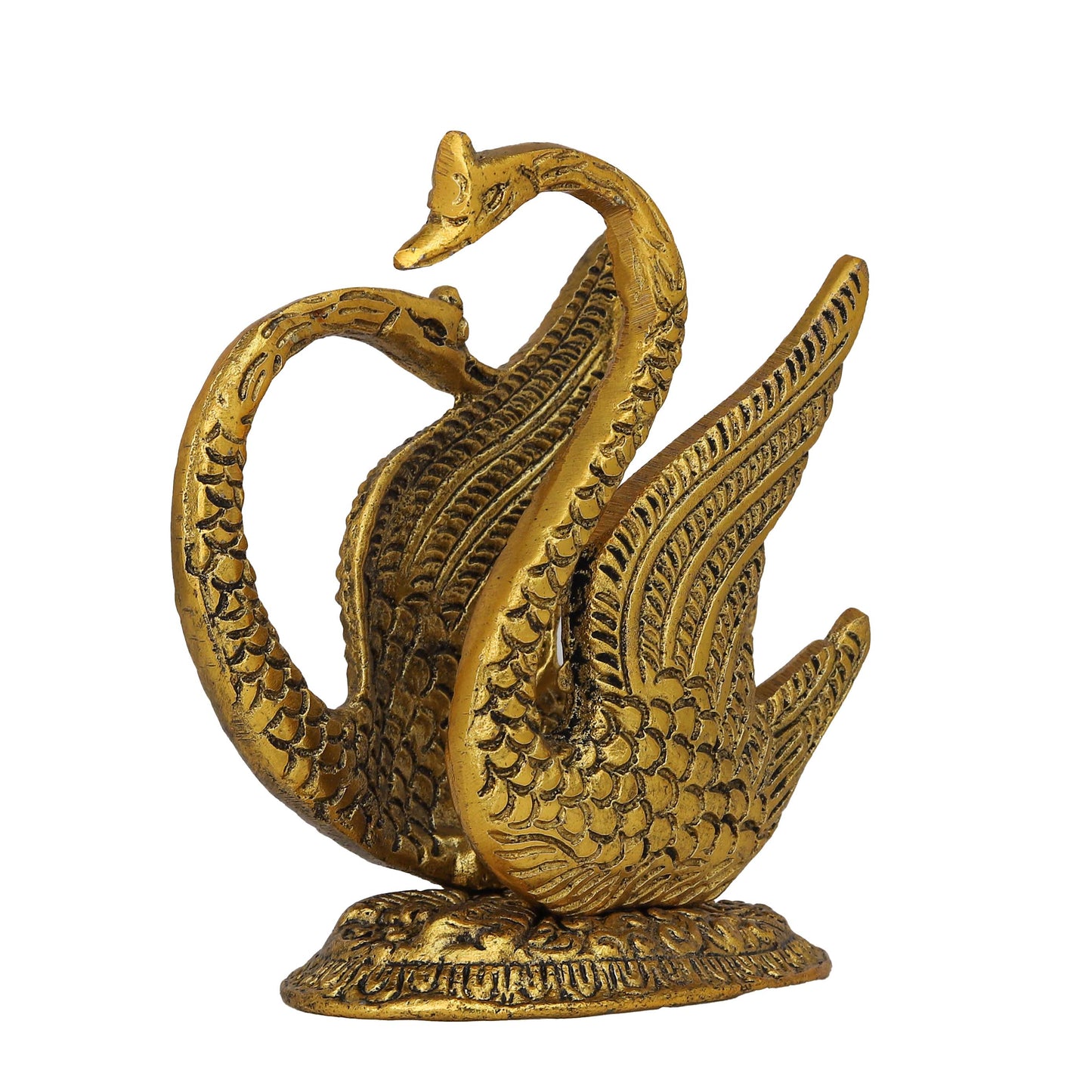 Metal Swan Duck Napkin Holder or Tissue Paper Dispenser Stand Decorative Showpiece Or Figurine for Dining Table (12X8X12 cm, Gold)