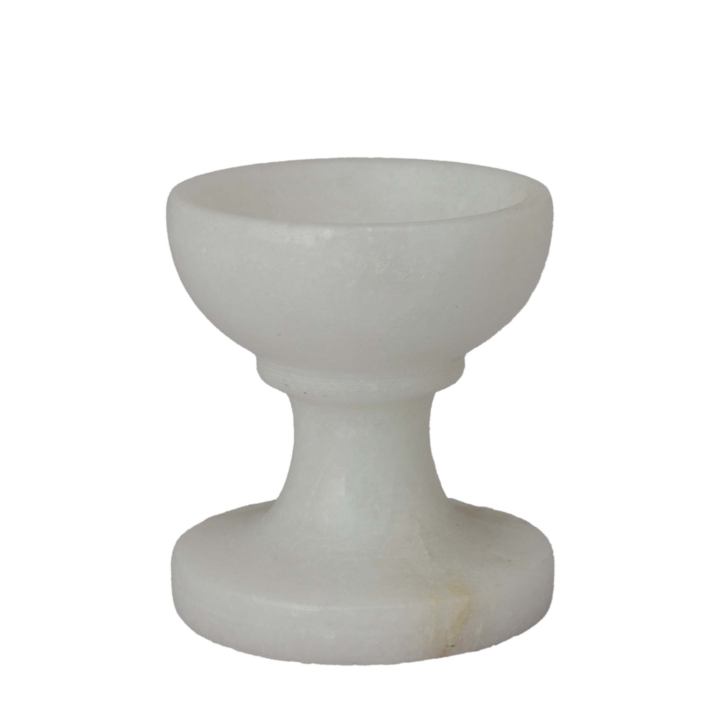 White Marble Diya/Deepak Oil lamp for Pooja & Lighting Decoration