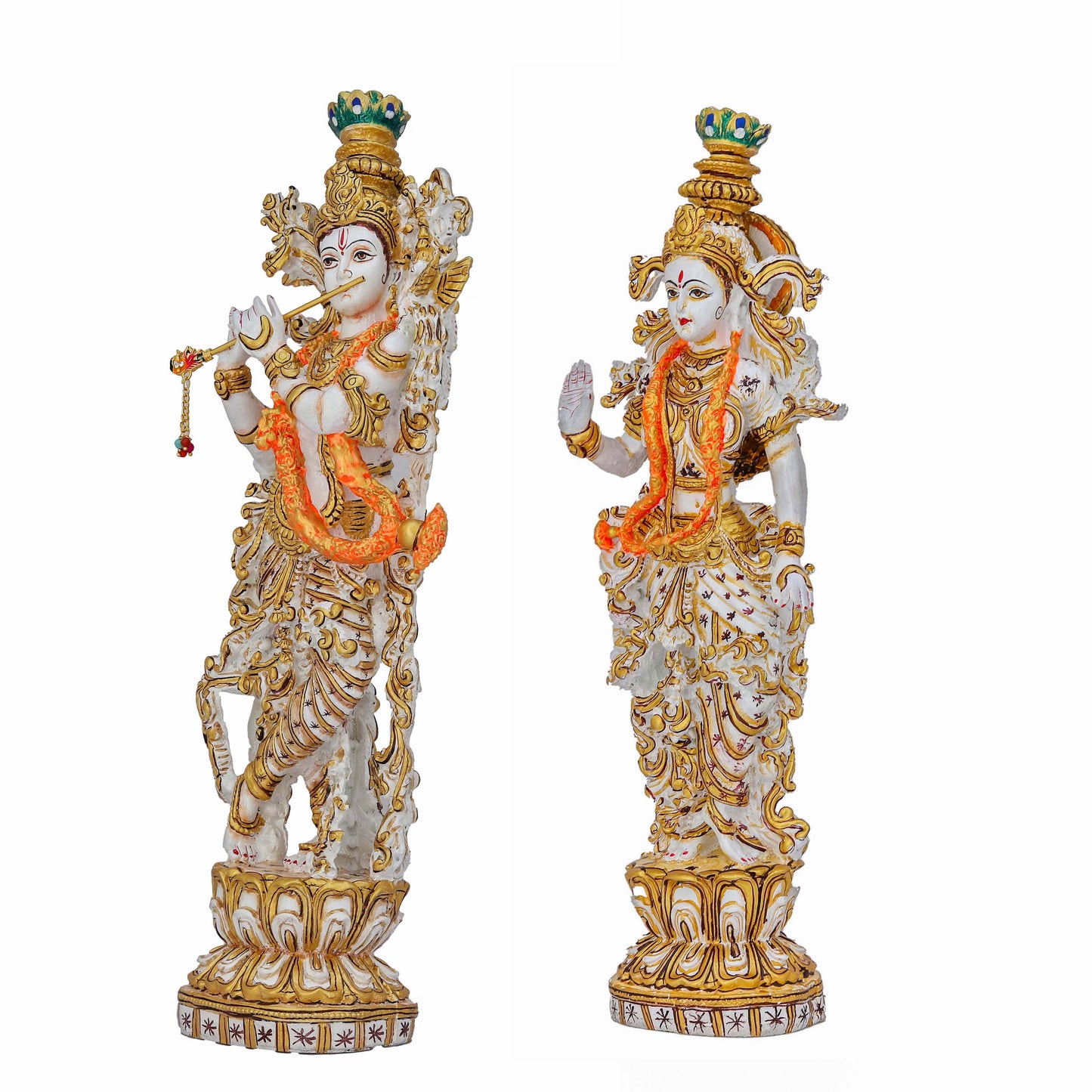 Resin Radha‑Krishna idol sculptures