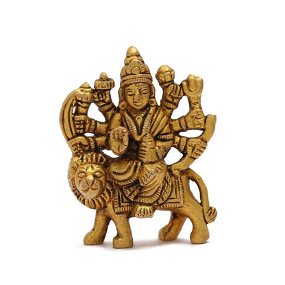 Brass Maa Durga/MATA Rani Jagdamba Idol, Statue, murti , murti for Home Mandir and Home Decor