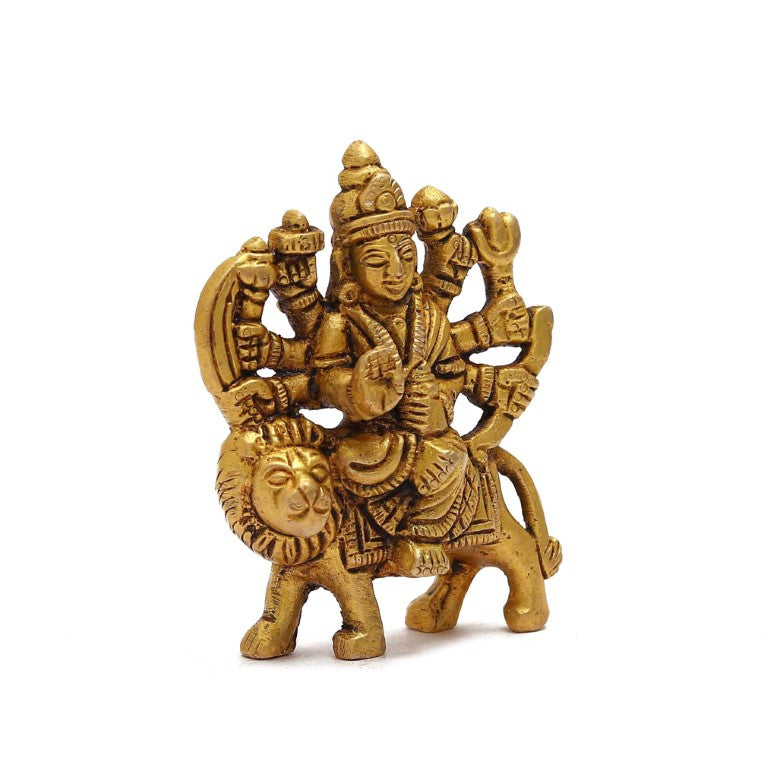 Brass Maa Durga/MATA Rani Jagdamba Idol, Statue, murti , murti for Home Mandir and Home Decor