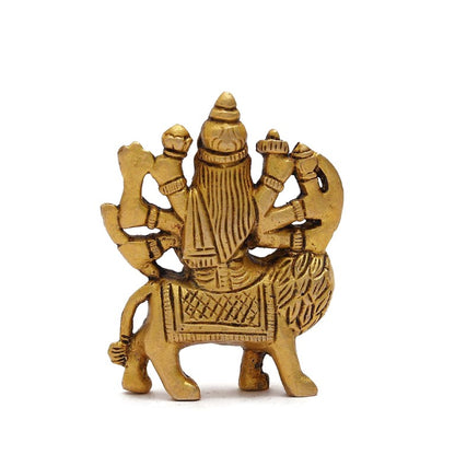 Brass Maa Durga/MATA Rani Jagdamba Idol, Statue, murti , murti for Home Mandir and Home Decor