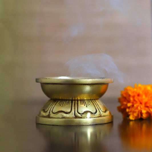 Brass Dhuni Diya