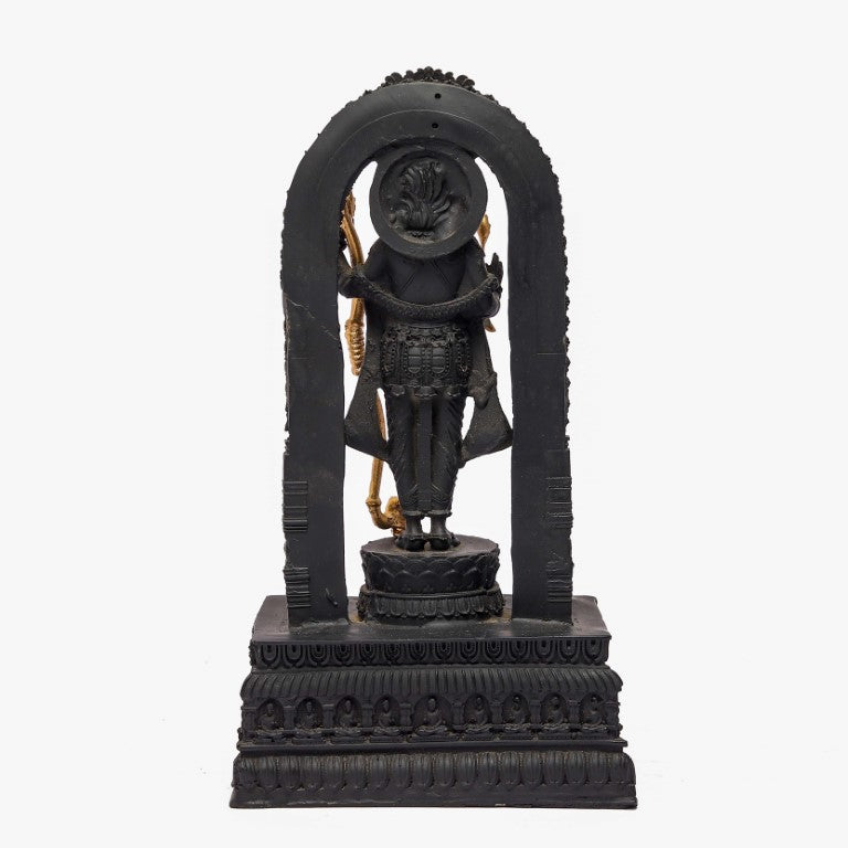 Resin Shree Ram Lalla Idol for Temple and Home Decor ( 10 Inch )