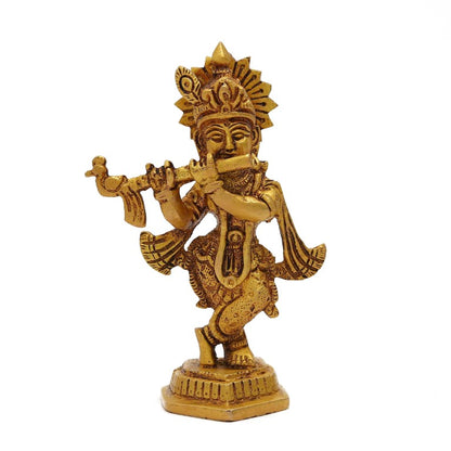 Lord Shree Krishna Standing Idol/Kanha ji Murti for Pooja & Decoration, Gifts items