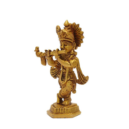 Lord Shree Krishna Standing Idol/Kanha ji Murti for Pooja & Decoration, Gifts items