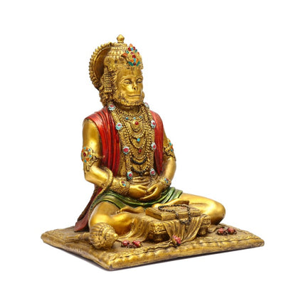 Meditating Lord Hanuman Idol