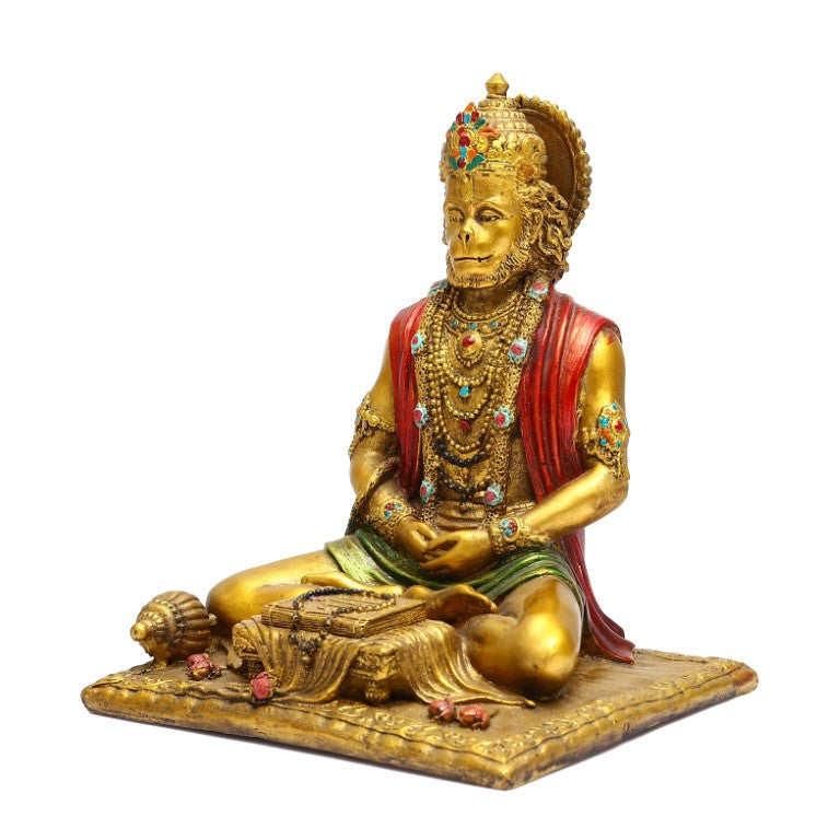 Meditating Lord Hanuman Idol