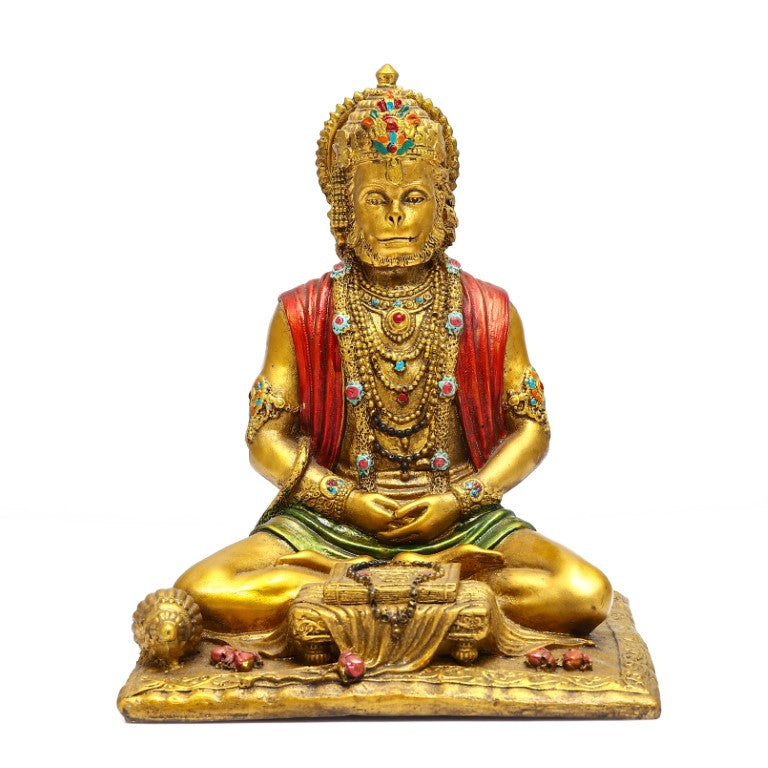 Meditating Lord Hanuman Idol