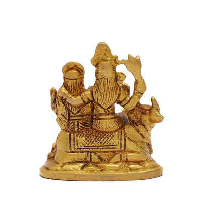 Brass Shiva Pariwar - Shiva Family | Shiva Bholenath Shankar Parvati Ganesh Nandi Family Shiv Parivar Murti Shivparivar Idol