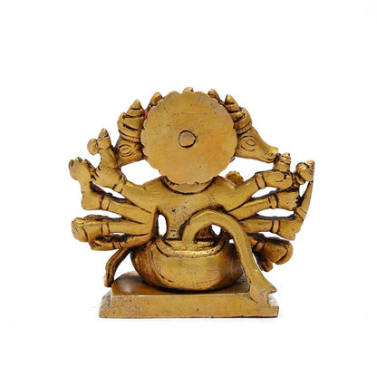 Panchmukhi Hanuman Statue | Brass Home Decor