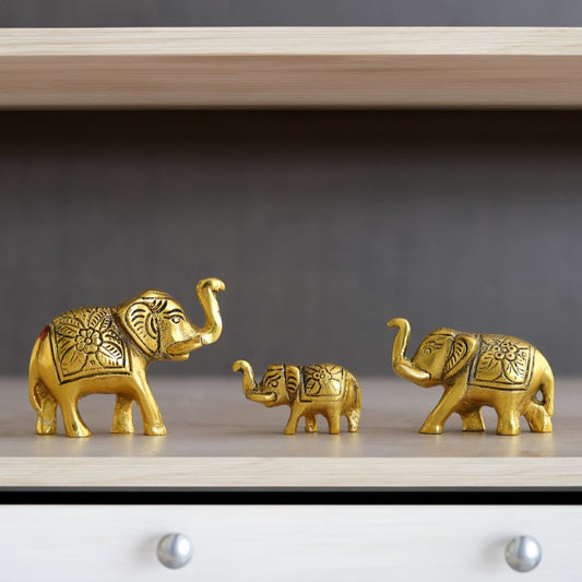 Decorative Elephant Statue Set of 3