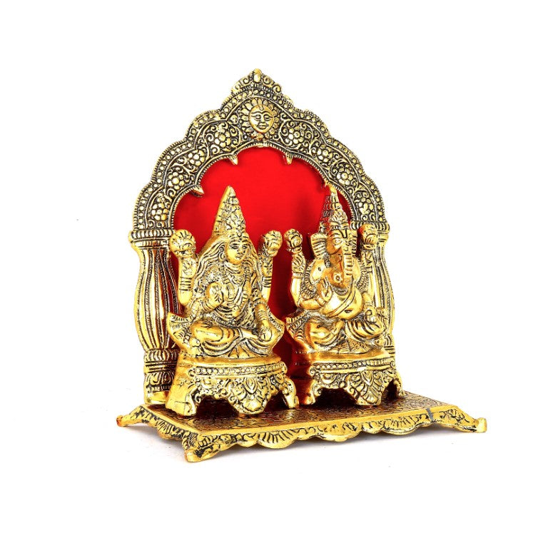 Sitting Laxmi Ganesh Idol