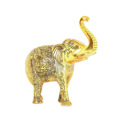 Gold-Toned Elephant Showpiece