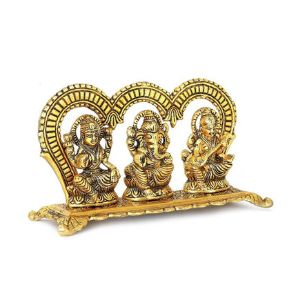 Laxmi Ganesh Saraswati Decorative Showpiece