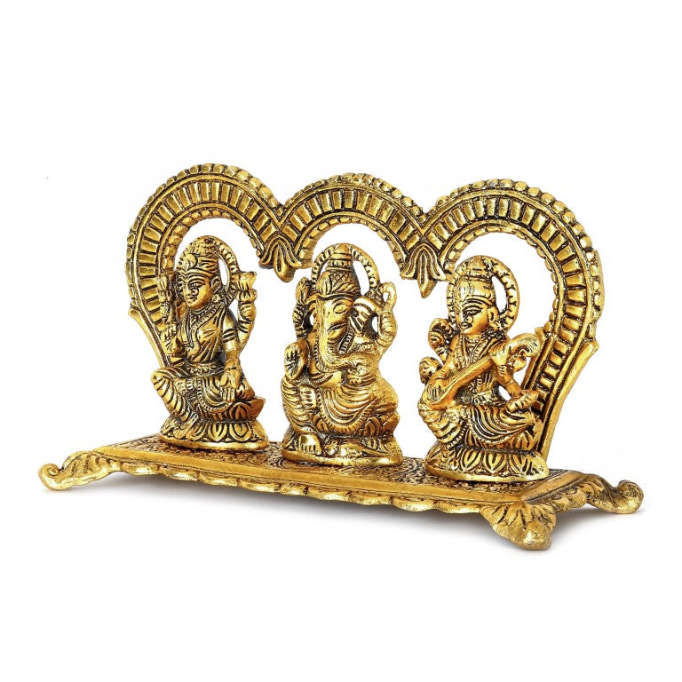 Laxmi Ganesh Saraswati Decorative Showpiece