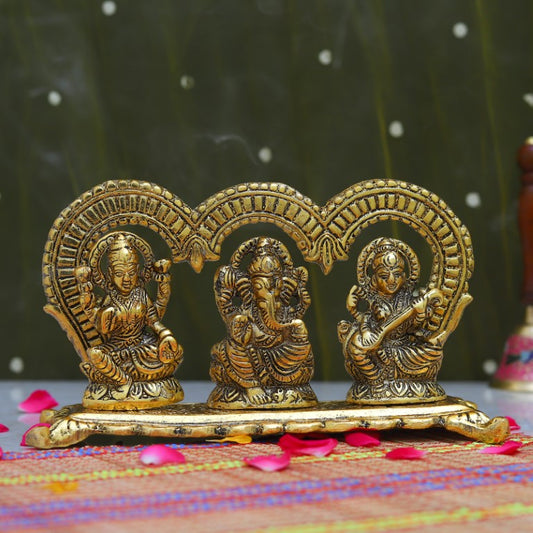 Laxmi Ganesh Saraswati Decorative Showpiece