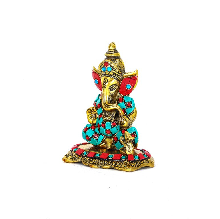 Metal Lord Ganesh Idol