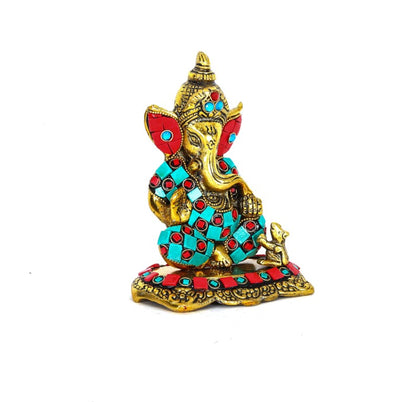 Metal Lord Ganesh Idol