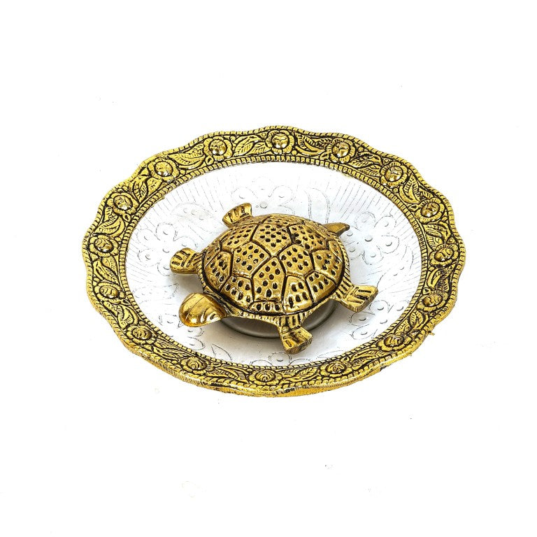 Tortoise with Crystal Clear Plate