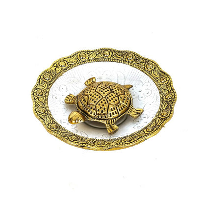 Tortoise with Crystal Clear Plate