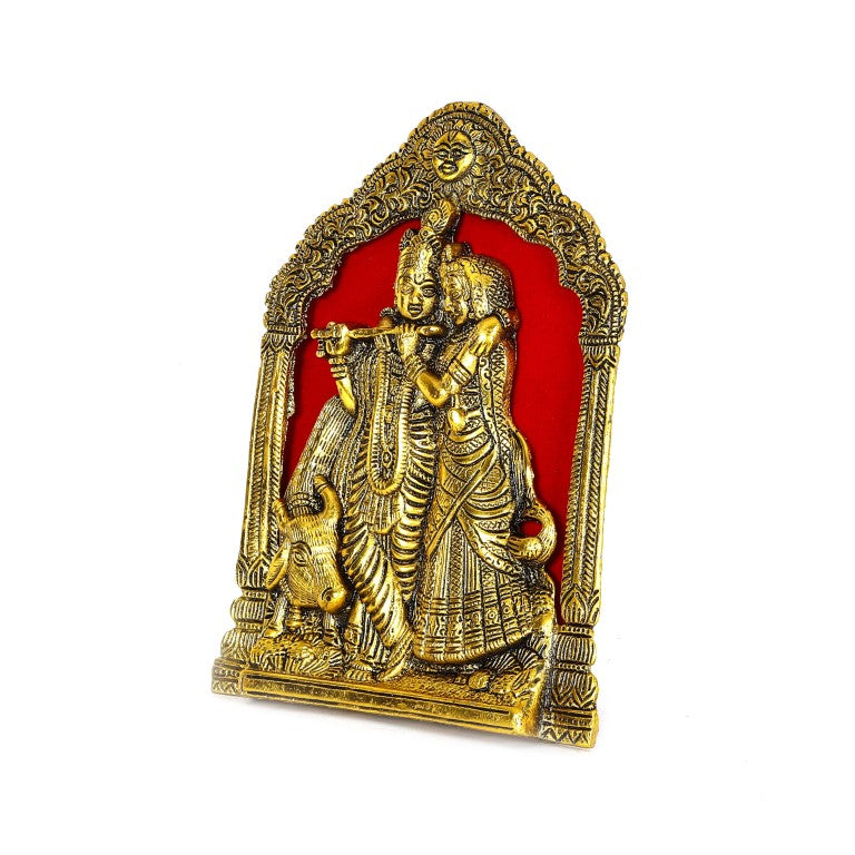 Radha Krishna with Cow Wall Hanging