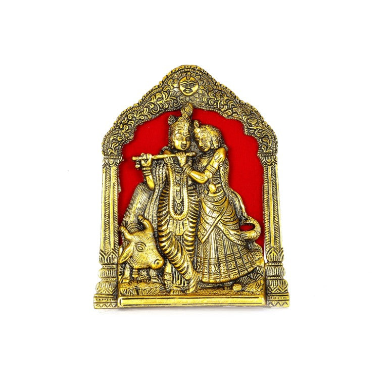 Radha Krishna with Cow Wall Hanging