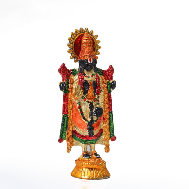 Lord Tirupati Balaji Statue (Multicolour)