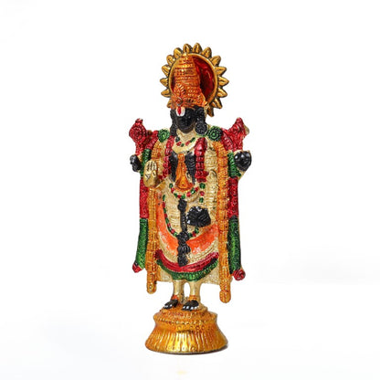 Lord Tirupati Balaji Statue (Multicolour)