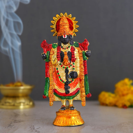 Lord Tirupati Balaji Statue (Multicolour)