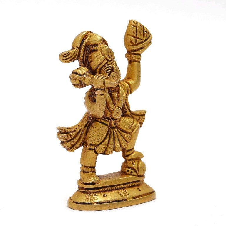 Brass Hanuman Ji Standing Statue, Brass Hanuman Idol,