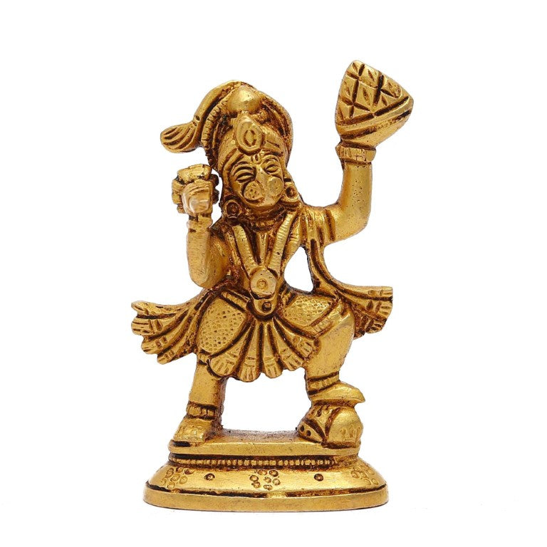 Brass Hanuman Ji Standing Statue, Brass Hanuman Idol,