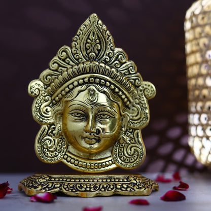 Goddess Durga Face Statue