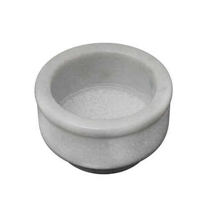 White Marble Mortar and Pestle Set