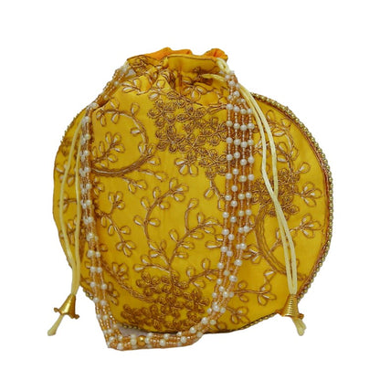 women's potli (Yellow)