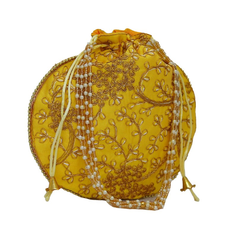 women's potli (Yellow)