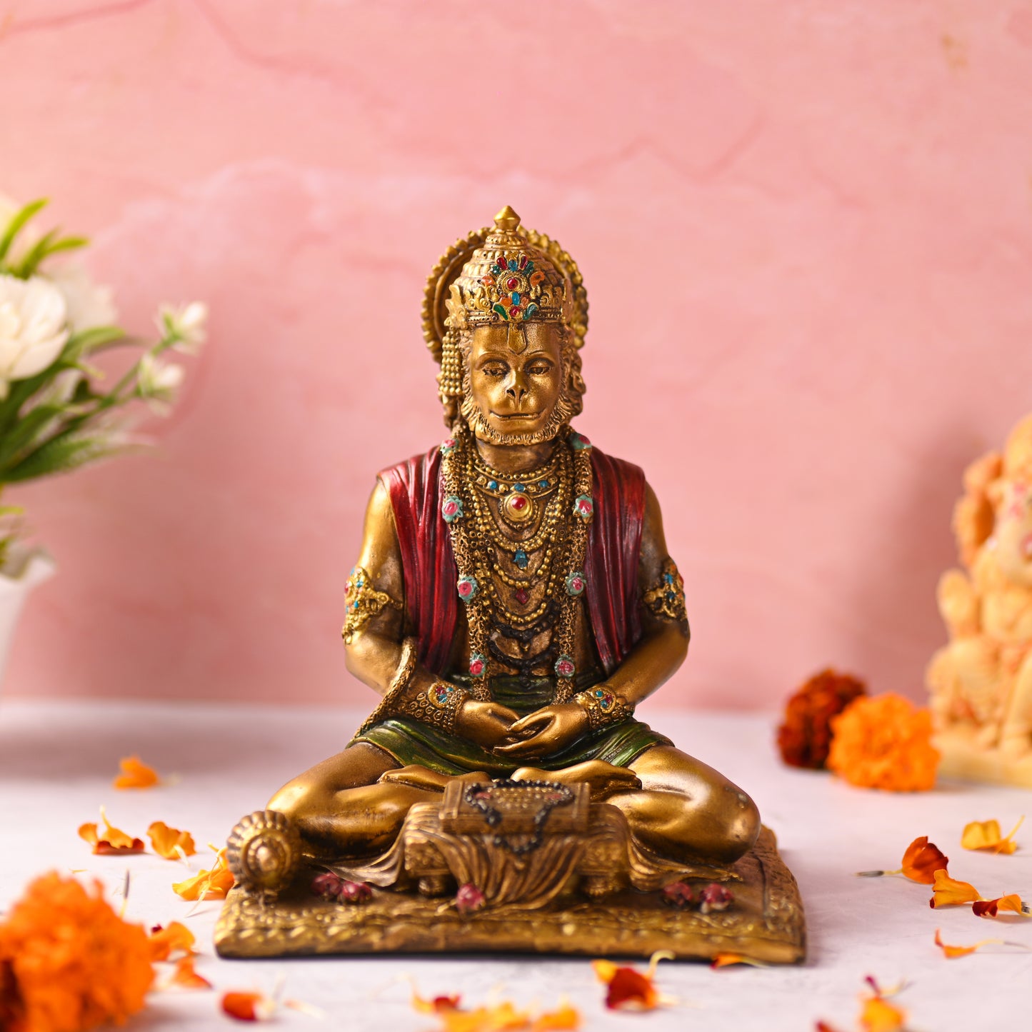 Meditating Lord Hanuman Idol