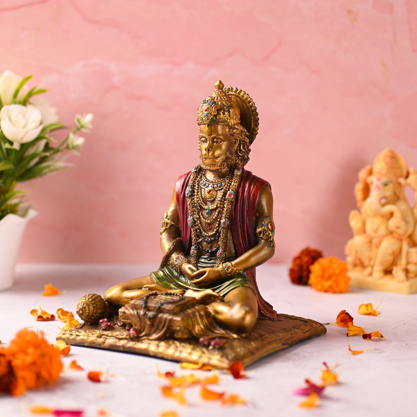 Meditating Lord Hanuman Idol
