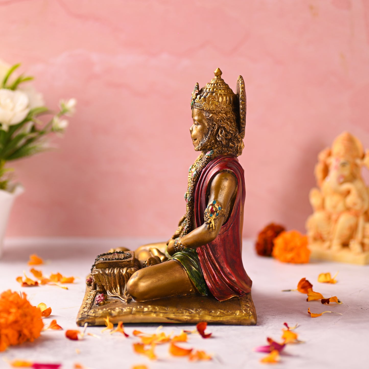 Meditating Lord Hanuman Idol