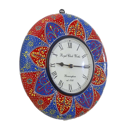 Handpainted Wooden Clock
