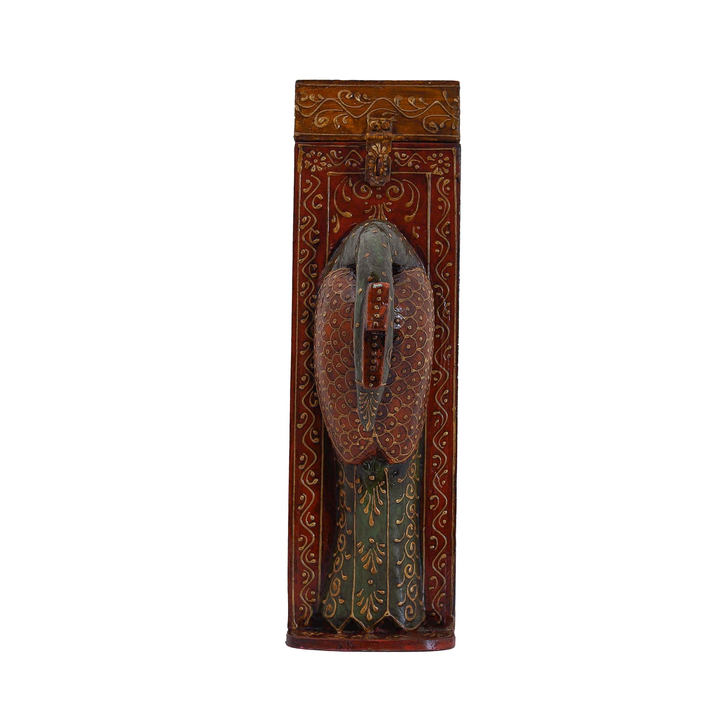 Peacock Wine Bottle Holder Box