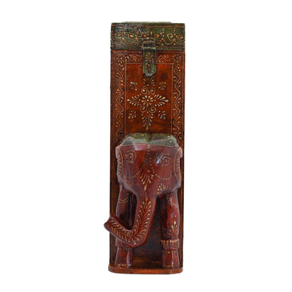 Elephant Wine Bottle Holder Box